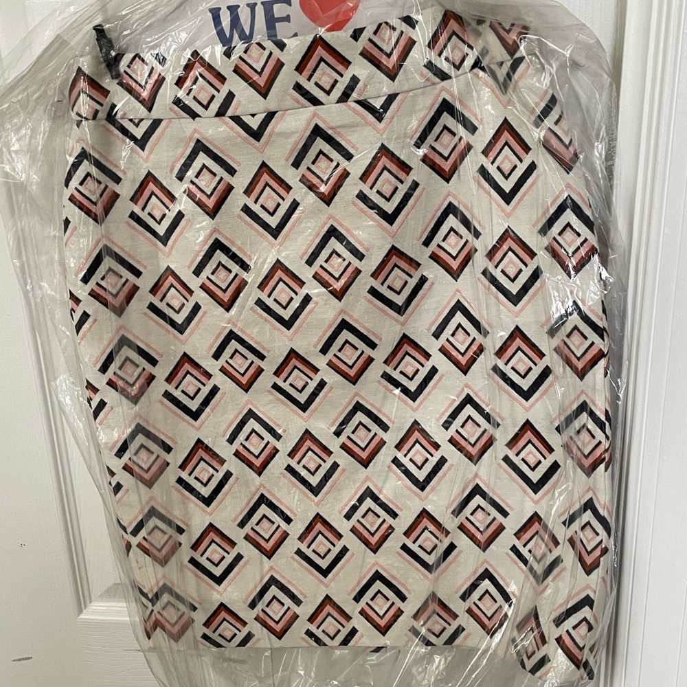 Ann Taylor Geometric Pencil Skirt, 2P